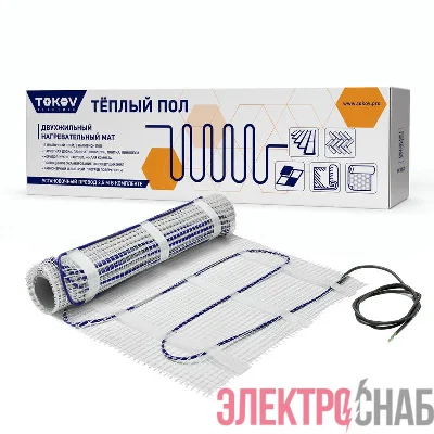 Комплект "Теплый пол" (мат) 150Вт/кв.м 2кв.м TOKOV ELECTRIC TKE-MAT150-300-2