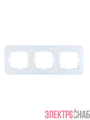 Рамка 3-м ASTI горизонт. бел. LEZARD 7081-0200-148