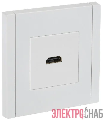 Розетка HDMI FORTE&PIANO FP240 бел. IEK FP-H10-K01
