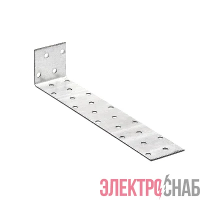 Уголок крепежный анкерный 40х200х40х2.0мм оцинк. Невский Крепеж 824836