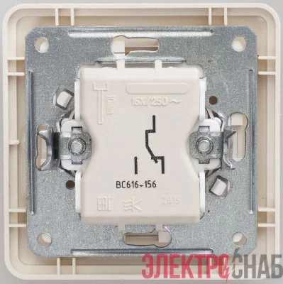 Переключатель 1-кл. СП W59 16А сл. кость SchE VS616-156-28