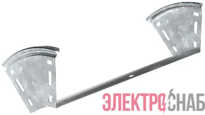 Угол для лотка плавный 45град. 600х100 В20 ESCA HDZ IEK CPV41-0-45-100-600-HDZ
