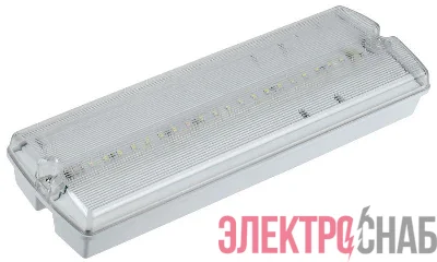 Светильник светодиодный ДПА 5045-1 IP54 1ч аварийный универс. IEK LDPA0-5045-1-54-K01