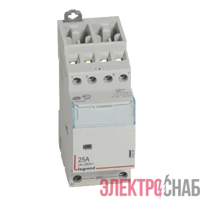 Контактор мод. 25А/4п 2НО+2НЗ 230В CX3 Leg 412533