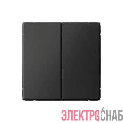 Выключатель 2-кл. ArtGallery 10AX быстрозажим. клем. механизм базальт SE GAL001451S