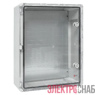 Бокс пластиковый с монтажной платой 500х400х180 IP65 прозр. дверь PROxima EKF PBT65MP006