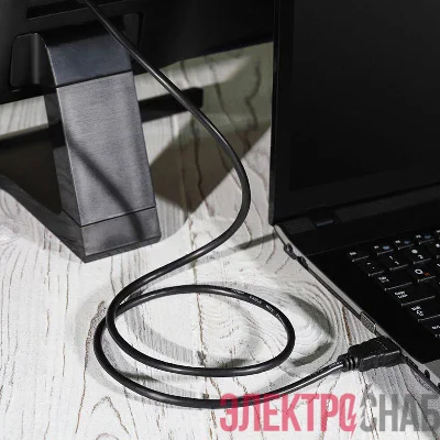 Шнур HDMI - HDMI gold 1м без фильтров (PE bag) PROCONNECT 17-6202-8