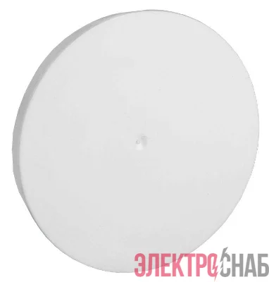 Крышка финишная d70мм для коробок монолит. строител. IEK UKM-20D-KR