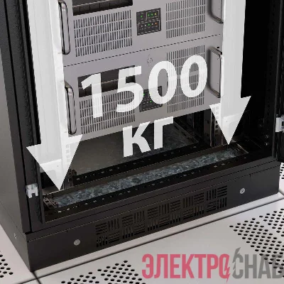 Шкаф напол. 24U 600х800 2 перф. двери; крыша укомплектована вводом и заглушками DKC R5IT2468PF
