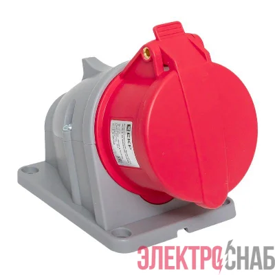Розетка стационарная наружная 115 3Р+РЕ+N 16А 380В IP44 PROxima EKF ps-115-16-380-PRO