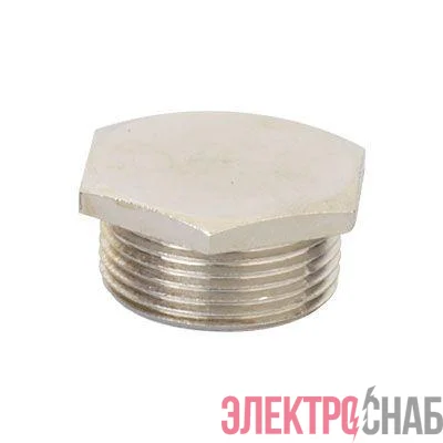 Заглушка M20х1.5 никелир. латунь DKC 6050-20