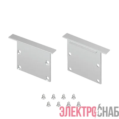 Заглушка LINIA49-F-S глухая металл (комплект) Arlight 041760