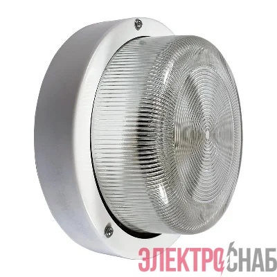 Светильник НПП 03-60-003 "Селена 3" 1х60Вт E27 IP65 корпус бел. Элетех 1005500180