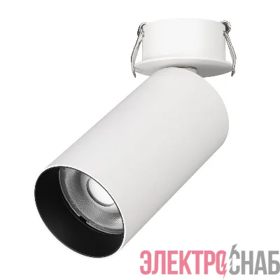 Светильник светодиодный SP-GABI-BUILT-FLAP-R60-12W Warm3000 (WH 36 deg 230В) IP40 металл Arlight 049936