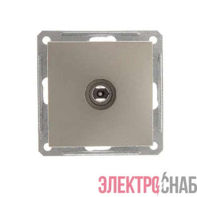 Розетка телевизионная оконечная TV СП W59 механизм шампань SE RTS-151-4-86