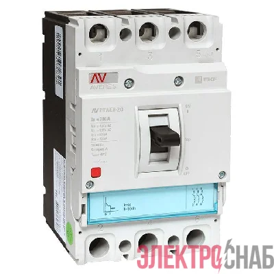 Выключатель автоматический 200А 80кА AV POWER-2/3 TR AVERES EKF mccb-23-200H-TR-av