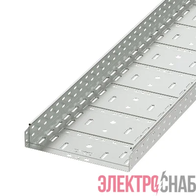 Лоток листовой перфорированный 400х80 L2000 сталь 1мм гор. оцинк. DKC 35316HDZ