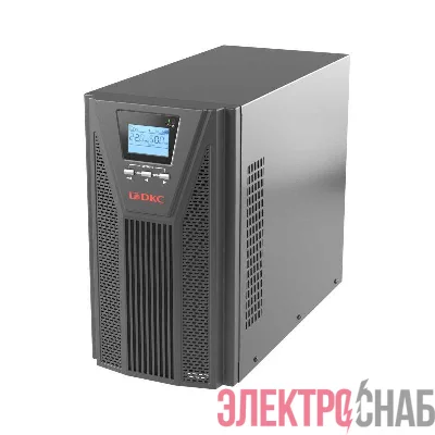 Источник бесперебойного питания онлайн для Small Tower 3000В.А/2700Вт 1/1 4хSchuko EPO USB RS-232 RJ45 без АКБ 7А.ч DKC SMALLT3A0PS