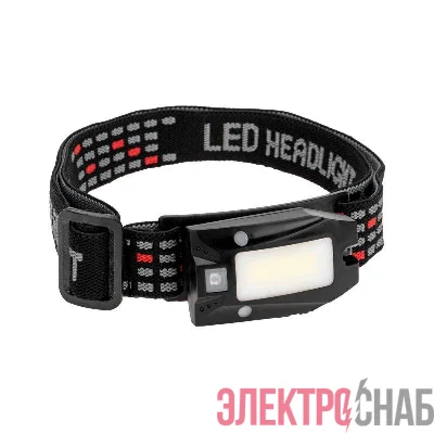 Фонарь налобный сверхлегкий с прищепкой Rexant 75-8011