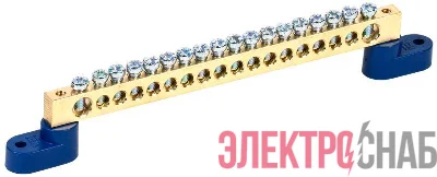 Шина нулевая ШНИ-8х12-18-У2-С на двух угловых изол. IEK YNN10-812-18C2-K07
