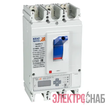 Выключатель автоматический OptiMat D400N MR2 У3 КЭАЗ 249225