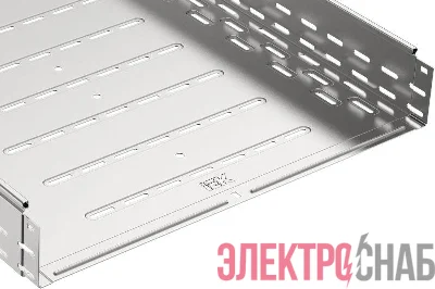 Лоток листовой перфорированный 600х100 L3000 сталь 1.2мм оцинк. IEK CLP10-100-600-3