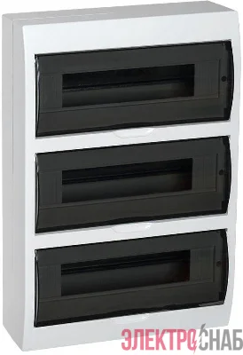 Корпус ЩРН-Пк-45 Krepta 3 IP41 навесной пластик. бел. IEK MKP12-N-04-45-41