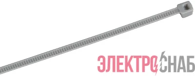 Хомут 2.5х100мм P6.6 стандартный сер. (уп.100шт) IEK UHH30-D025-100-100-K03