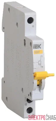 Контакт состояния КС47 новая серия на DIN-рейку KARAT IEK MVA01D-KS-1