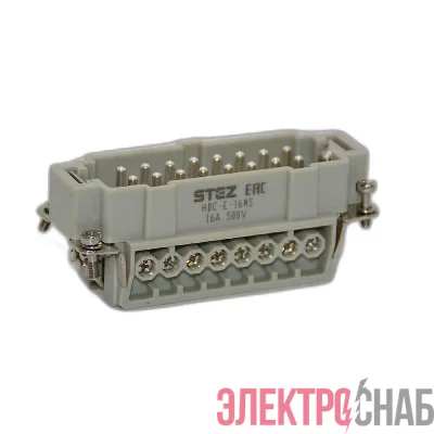 Вставка контактная постоянное число полюсов HDC-E-16MS СТЭЗ 187150225
