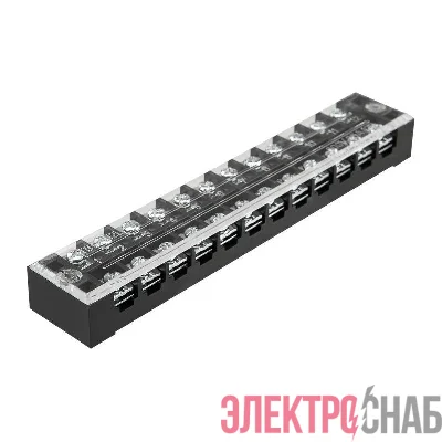Блок зажимов клеммный БЗН ТВ-2512 2.5кв.мм 25А 12 пар Rexant 11-2157