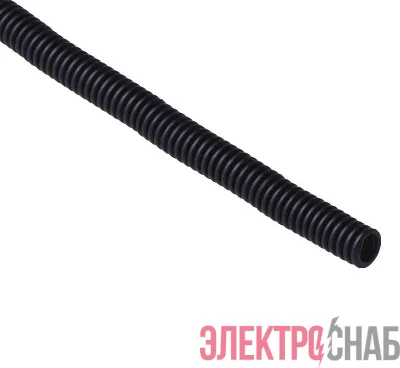 Труба гофрированная ПНД легкая d16мм с протяжкой черн. (уп.20м) Ruvinil 21601(20)