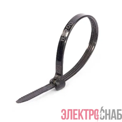 Хомут нейлоновый КСЗ 5х250 черн. (уп.100шт) Fortisflex 90333