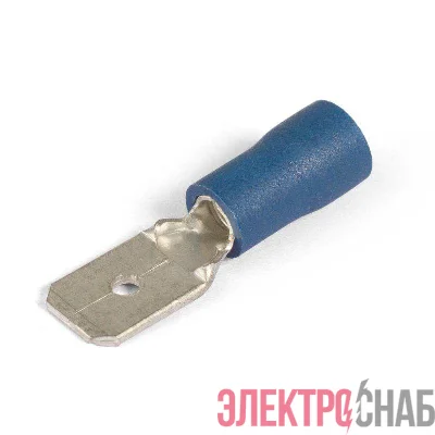 Разъем плоский РПИ-П 2.5-(6.3) син. КВТ 49615