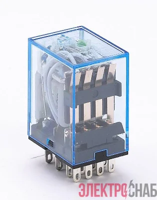Реле промежуточное ПР-102 4 конт. с инд. LED 5А 24В DC SchE 23228DEK