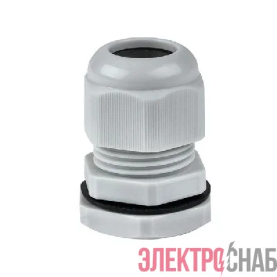 Сальник PG16 d10-14мм (d отверст. 21мм) IP54 PROxima EKF plc-pg-16-r