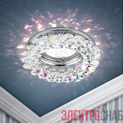 Светильник DK16 CH/PR 1х50Вт GU5.3 IP20 MR16 12В/220В точечный; декор &amp;amp;amp;amp;amp;amp;amp;amp;amp;amp;amp;amp;amp;amp;amp;amp;amp;amp;amp;amp;amp;amp;amp;amp;amp;amp;amp;quot;круглый с мелкими хрусталиками&amp;amp;amp;amp;amp;amp;amp;amp;amp;amp;