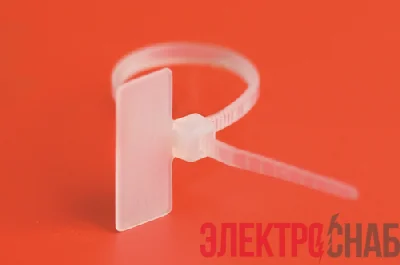 Хомут кабельный маркировочный 2.5х210 полиамид бел. (уп.100шт) DKC 252210-M