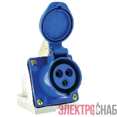Розетка наружн. уст. 63А 220В 2P+РЕ IP67 (133) EKF ps-133-63-220