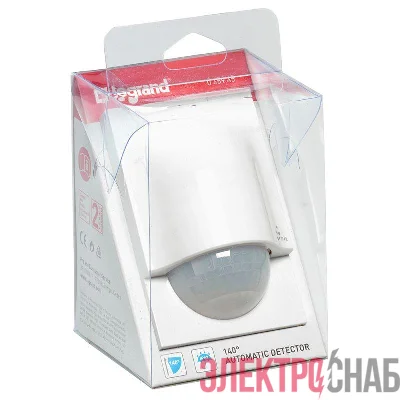 Датчик движения PIR настенный 140град. Lighting Management блистер Leg 048945
