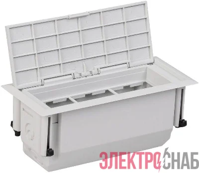 Лючок напольный ONFLOOR 6 mini L PRIMER IEK KNU-06-PCL