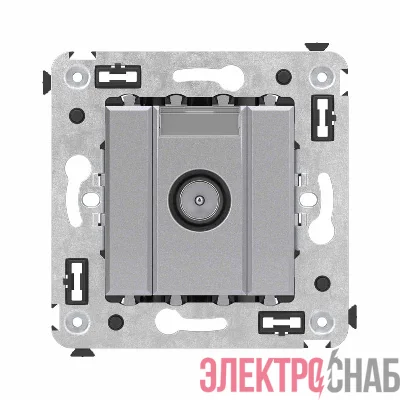 Розетка телевизионная оконечная TV СП Avanti "Закаленная сталь" DKC 4404523