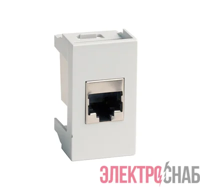 Розетка компьютерная 1-м 1мод. Viva RJ45 кат.5E сер. DKC 45138