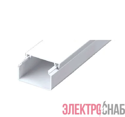 Кабель-канал 40х25 L2000 с двойн. замком пластик Урал Пак КК-19040025-032