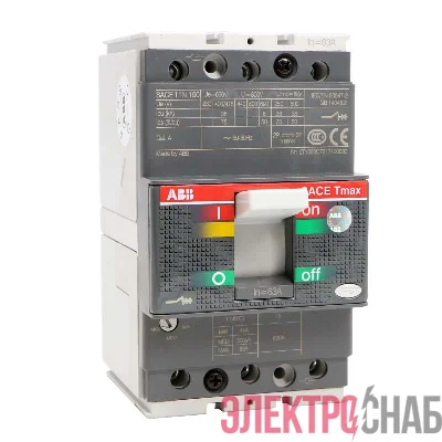 T1B 160 TMD 20-630 3p F FC Cu (1x70mm2) 16kA Автоматический выключатель 1SDA050871R1