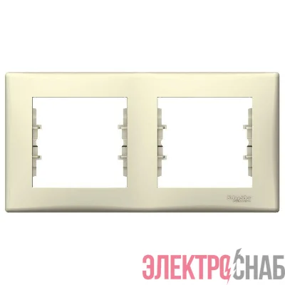 Рамка 2-м Sedna горизонт. беж. SchE SDN5800347