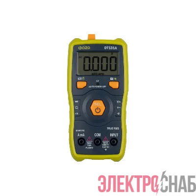 Мультиметр смарт цифровой DT131A встроен. фонарь ФАZА 5061781