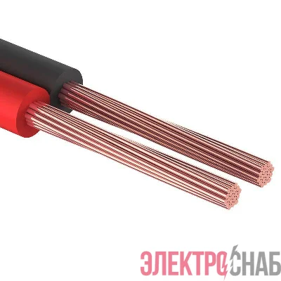 Кабель Stereo 2х1.50 красн./черн. (уп.20м) Rexant 01-6106-3-20