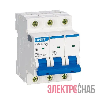 Выключатель автоматический модульный 3п C 6А 4.5кА NXB-63S (R) CHINT 296825