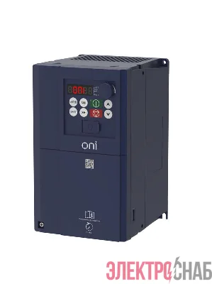 Преобразователь частоты FC-431 380В 5.5-7.5кВт 13-17А встроен. тормозной модуль ONI FC-431-33-055G075PT
